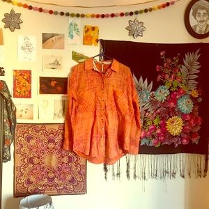 Free People Button Up
